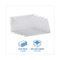 High-Density Trash Bags | Boardwalk Z6640VNK 33 in. x 40 in. 33 gal. 16 mic High Density Industrial Can Liners Flat Pack - Natural (200/Carton) image number 2