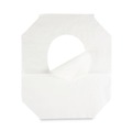 Toilet Seat Covers | Boardwalk BWKK2500B 14.17 in. x 16.73 in. Premium Half-Fold Toilet Seat Covers - White (250/Sleeve, 10 Sleeves/Carton) image number 4