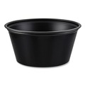 Cups | Dart P325BLK 3.25 oz. Polystyrene Portion Cups - Black (2500/Carton) image number 1