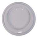 Cup Lids | FLAVIA 25200019 10 oz. Hot Beverage Paper Cup Lids Fits FLAVIA 10 oz. Paper Cup - White (1000/Carton) image number 2
