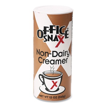 CREAMERS | Office Snax 00020 12 oz. Reclosable Canister of Powder Non-Dairy Creamer