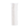 Cup Lids | Dart 8JL Vented Plastic Lids for 8 oz. to 10 oz. Hot/Cold Foam Cups - White (100/Pack, 10 Packs/Carton) image number 1