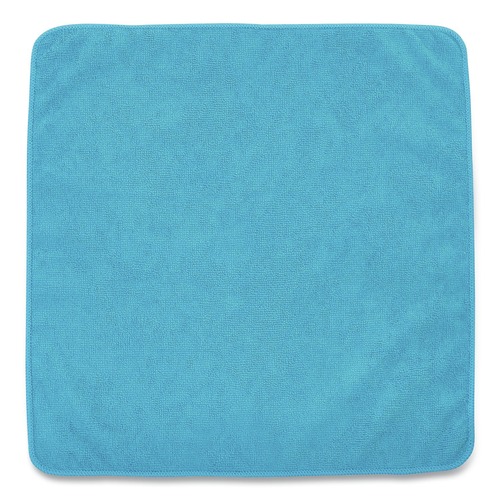 Cleaning Cloths & Wipes | Rubbermaid Commercial 1820583 16 in. x 16 in. Microfiber Cleaning Cloths - Blue (24/Pack) image number 0