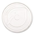 Cup Lids | Eco-Products EP-FLCC GreenStripe 9 to 24 oz. Renewable and Compost Cold Cup Flat Lids - White (1000/Carton) image number 1
