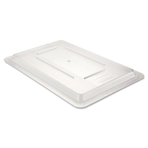 Perforated Roll & Hand Towels | Rubbermaid Commercial FG331000CLR 12 in. x 18 in. Food/Tote Box Lids - Clear image number 0