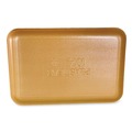 Food Containers & Lids | GEN 1014YEL 13.81 in. x 9.25 in. x 2.7 in. Meat Trays - Yellow (100/Carton) image number 2