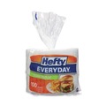Plates | Hefty D28100 8.88 in. Soak Proof Tableware Foam Plates - White (100/Pack) image number 1