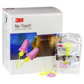 Ear Protection | 3M P2001 No-Touch 29 dB NRR Corded Push-to-Fit Single-Use Earplugs - Purple/Yellow (100/Box) image number 0