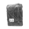 Food Containers & Lids | Pactiv Corp. 0TFB17S00000 8.3 in. x 4.8 in. x 0.65 in. #17S Foam Meat Tray - Black (1000/Carton) image number 2