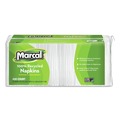 Luncheon Napkins | Marcal 6506 11.4 in. x 12.5 in. 100% Recycled Luncheon Napkins - White (6/Carton) image number 2