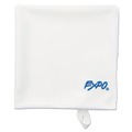 Cleaning Cloths & Wipes | EXPO 1752313 12 in. x 12 in. 1-Ply Microfiber Cleaning Cloth - White Unscented image number 1