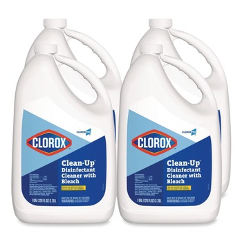  | Clorox 35420 128 oz. Clean-Up Disinfectant Cleaner Refill - Fresh (4/Carton)