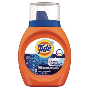 Tide 80353520 Plus 16 Loads HE Compatible Bleach Alternative Liquid Laundry Detergent - Original Scent (6/Carton)