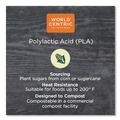 Cups | World Centric CPCS12 12 oz PLA Plastic Cold Cups - Clear (1000/Carton) image number 2