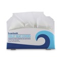 Toilet Seat Covers | Boardwalk BWKK5000B 14.17 in. x 16.73 in. Premium Half-Fold Toilet Seat Covers - White (250/Sleeve, 20 Sleeves/Carton) image number 2