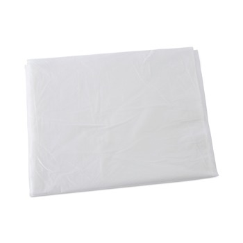 HIGH DENSITY TRASH BAGS | Boardwalk Z7660VNK 38 in. x 60 in. 60 gal. 16 mic High-Density Industrial Can Liners Flat Pack - Natural (100/Carton)
