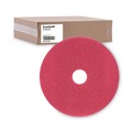 Floor Pads-Cleaning, Buffing & Polishing | Boardwalk BWK4018RED 18 in. Diameter Buffing Floor Pads - Red (5/Carton) image number 0