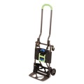 Carts & Trucks | Cosco 12222PBG1E 16.63 in. x 12.75 in. x 49.25 in. 300 lbs. Capacity 2-in-1 Multi-Position Hand Truck and Cart - Black/Blue/Green image number 1