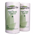 Perforated Roll & Hand Towels | Marcal 250HC 11 in. x 8.8 in. 2-Ply 100 Percent Premium Recycled Kitchen Roll Towels - White (12/Carton) image number 0