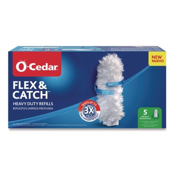 DUSTERS | O-Cedar 172172CT Flex and Catch Duster Heavy-Duty Refills - White (4 Packs/Carton)