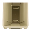 Indoor Waste Receptacles | Rubbermaid Commercial FG354060BEIG 23 Gallon Rectangular Plastic Slim Jim Receptacle with Venting Channels - Beige image number 3