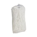 Mop Heads | Boardwalk BWK716RCT 16 oz. Cut-End Lie-Flat Rayon Wet Mop Head - White (12/Carton) image number 1