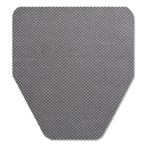 Safety Mats | TOLCO 220209 18 in. x 20 in. Komodo Urinal Mat - Gray (6/Carton) image number 0
