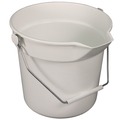 Buckets & Wringers | Impact 5510 10.63 in. Diameter 10 quart Polypropylene Deluxe Heavy-Duty Bucket - Gray image number 1