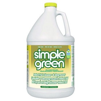Simple Green 3010200614010 1-Gallon Concentrated Industrial Cleaner and Degreaser - Lemon (6/Carton)