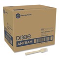 Disposable Forks | Dixie ANFBAM Mediumweight Bamboo Cutlery Fork - Light Golden (1000/Carton) image number 0