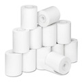 Perforated Roll & Hand Towels | PM Company 6370 Direct Thermal Printing 2.25 in. x 80 ft. 34hermal Paper Rolls - White (12/Pack) image number 1