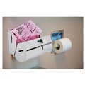 Feminine Care Dispenser Liners | Tidy Girl TGUDPV2 Plastic Feminine Hygiene Disposal Bag Dispenser - Gray image number 9
