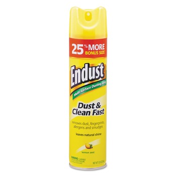Diversey Care CB508171 12.5 oz. Aerosol Spray Endust Multi-Surface Dusting and Cleaning Spray - Lemon Zest