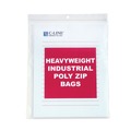Hand Sanitizing Wipes | C-Line 47911 Heavyweight 8.5 in. x 11 in. Industrial Poly Zip Bags - Clear (50/Box) image number 2
