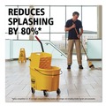 Buckets & Wringers | Rubbermaid Commercial FG748000YEL WaveBrake 2.0 26 qt. Side-Press Plastic Bucket/Wringer Combos - Yellow image number 8