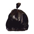 High-Density Trash Bags | Heritage Z6640WK R01 33 in. x 40 in. 22 mic 33 Gallon High-Density Waste Can Liners - Black (25 Bags/Roll, 10 Rolls/Carton) image number 3