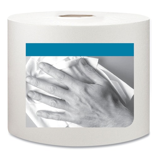 Perforated Roll & Hand Towels | Tork 192128 9.8 x 15.2 Paper Wiper Plus - White (2/Carton) image number 0
