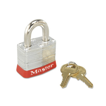 SAFETY PADLOCKS | Master Lock 3RED 4 Pin Tumbler Steel Body Safety Padlock