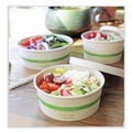 Food Containers & Lids | World Centric BO-NT-32W No Tree 5.9 in. Diameter x 3.1 in. h Wide Sugarcane Paper Bowls - Natural (300/Carton) image number 1