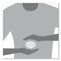 Cup Lids | Dart 10FTL 10 oz. Lift N' Lock Plastic Hot Cup Lids - White (1000/Carton) image number 7