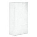Grocery Bags | Ross & Wallace Paper Products 120306500PK/BL 5.88 in. x 3.63 in. x 11 in. #6 Size Grocery Paper Bags - White (500/Bundle) image number 6