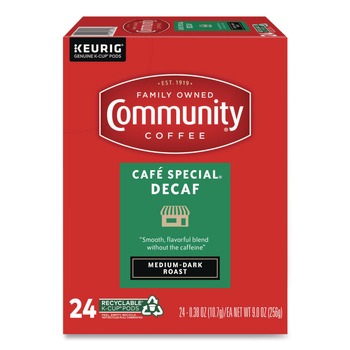 Keurig 5000374327 Coffee K-Cups - Cafe Special Decaf (24/Box)