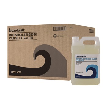 Boardwalk 092400-41ESSN 1 gal. Bottle Industrial Strength Carpet Extractor - Clean Scent (4/Carton)