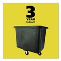 Carts & Trucks | Rubbermaid Commercial FG461600BLA 119.7 gal. 500 lbs. Capacity Plastic/Metal Cube Truck - Black image number 15