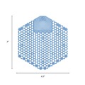 Toilet & Urinal Deodorizers | Fresh Products 3WDS-F-010I060M-06 Wave 3D Urinal Deodorizer Screen - Blue, Cotton Blossom Scent (10/Box, 6 Boxes/Carton) image number 1