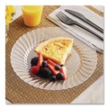 Plates | WNA RSCW91512PK 9 in. Diameter Classicware Plastic Plates - Clear (12/Pack) image number 2