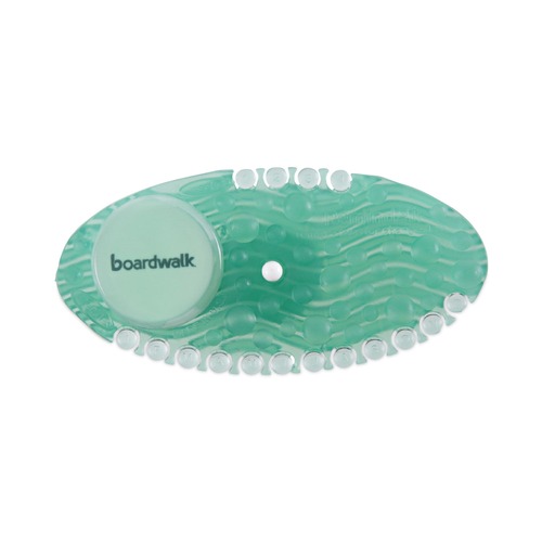 Metered Dispenser Refills | Boardwalk CURVP010I060M02AAS8100 Curve Solid Air Freshener - Cucumber Melon Fragrance, Green (10/Box, 6 Boxes/Carton) image number 0