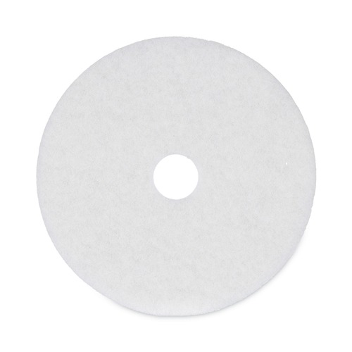 Floor Pads-Cleaning, Buffing & Polishing | Boardwalk BWK4020WHI 20 in. Diameter Polishing Floor Pads - White (5/Carton) image number 0