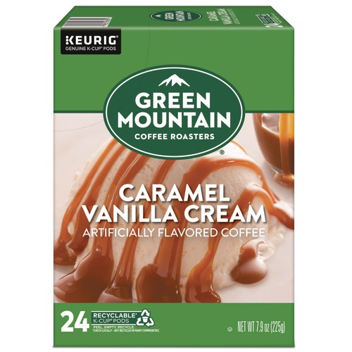 Coffee - Caffeinated | Green Mountain Coffee 5000330109 Coffee K-Cups - Caramel Vanilla Cream (24/Box) image number 0