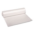 Low-Density Trash Bags | Boardwalk X6639DCKR01 33 in. x 39 in. 1.4 mil 33 gal. Recycled Low-Density Polyethylene Can Liners - Clear (100/Carton) image number 1